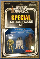 Android Set (C-3PO, R2-D2, Chewbacca) from Star Wars - Vintage Collection - Exclusives - Target manufactured by Hasbro [Front]