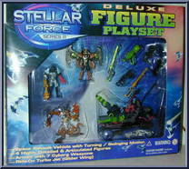 Deluxe Figure Playset from Stellar Force - Series III - Mini Figures manufactured by Chap Mei [Front]