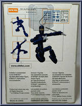 Blue Ninja from Stikfas - Alpha Male manufactured by Banyj [Back]