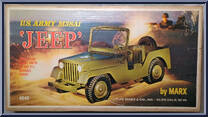 U.S. M38A1 Army Jeep from Stony Smith - Basic Series manufactured by Marx [Front]