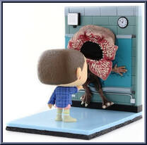 Eleven and Demogorgon from Stranger Things - Pop! Vinyl Figures manufactured by Funko [Loose]