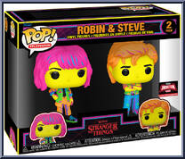 Robin / Steve (Black Light) from Stranger Things - Pop! Sets manufactured by Funko [Front]