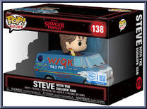 Steve with the Squawk Van from Stranger Things - Pop! Rides manufactured by Funko [Front]