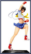 Sakura from Street Fighter - Statues manufactured by Kotobukiya [Loose]