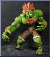 Blanka (Player One, Green) from Street Fighter - Round 1 manufactured by ReSaurus [Loose]