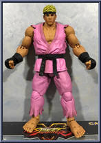 Ryu (Pink Outfit / Black Gloves) from Street Fighter - Basic Series manufactured by Storm Collectibles [Loose]