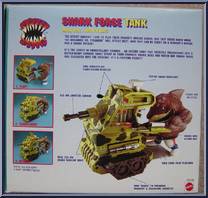 Shark Force Tank from Street Sharks - Vehicles manufactured by Mattel [Back]