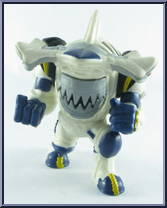 Steeljaw Jab from Street Sharks - Series 6 - Space Force manufactured by Mattel [Loose]