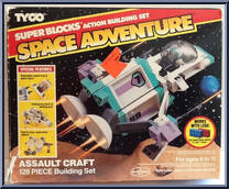 Assault Craft from Super Blocks - Space Adventure manufactured by Tyco [Front]