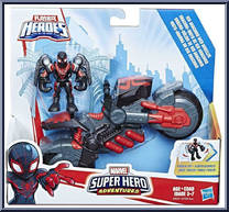 Kid Arachnid Web Wheeler from Super Hero Adventures - Racers manufactured by Hasbro [Front]