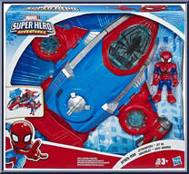 Spider-Man Jetquarters from Super Hero Adventures - Basic Series manufactured by Hasbro [Front]
