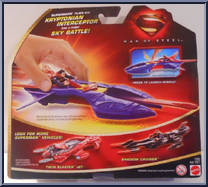 Kryptonian Interceptor from Superman - Man of Steel - Vehicles manufactured by Mattel [Back]