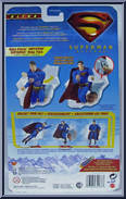 Superman (Mega Punch) from Superman Returns - Ultra manufactured by Mattel [Back]