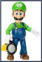 Luigi (Flashlight) from Super Mario Bros. - Movie - 5" Scale manufactured by Jakks Pacific [Loose]