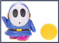 Blue Shy Guy (with Coin) Action Figure