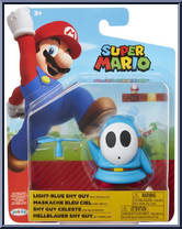 Shy Guy (Light-Blue) (with Propeller) from Super Mario - Basic Series manufactured by Jakks Pacific [Front]