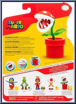 Piranha Plant (with Question Block) (Red) from Super Mario - Basic Series manufactured by Jakks Pacific [Back]