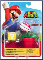 Piranha Plant (with Question Block) (Red) from Super Mario - Basic Series manufactured by Jakks Pacific [Front]