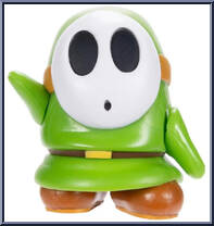 Shy Guy (Green) from Super Mario - Mini manufactured by Jakks Pacific [Loose]
