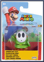 Shy Guy (Green) from Super Mario - Mini manufactured by Jakks Pacific [Front]