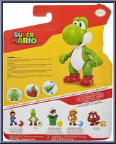 Yoshi (Green) (with Egg) from Super Mario - Basic Series manufactured by Jakks Pacific [Back]