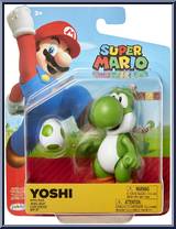 Yoshi (Green) (with Egg) from Super Mario - Basic Series manufactured by Jakks Pacific [Front]