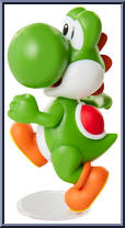 Yoshi (Green / Running) from Super Mario - Mini manufactured by Jakks Pacific [Loose]