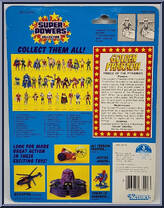 Golden Pharaoh from Super Powers - Series 3 manufactured by Kenner [Back]