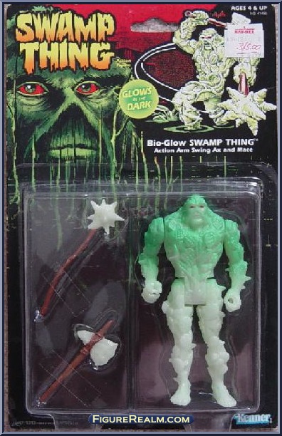 Swamp Thing Weapon BIO GLOW Hammer Mace Accessory Kenner 1991 DC Comics 