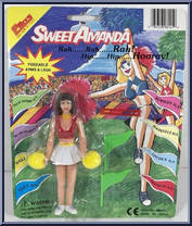 Amanda (Red Shirt / Yellow Poms) from Sweet Amanda - Basic Series manufactured by E Toys [Front]