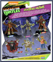 Vampire Raph from Tales of the Teenage Mutant Ninja Turtles - Monsters + Mutants manufactured by Playmates [Back]