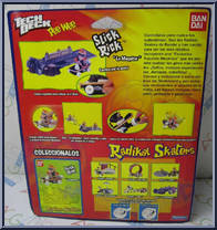 Slick Rick from Tech Deck Pee Wee - Radikal Skaters manufactured by Bandai [Back]