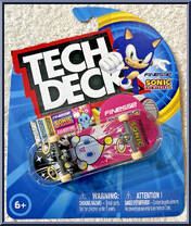 Skateboard #5 from Tech Deck - Sonic - Fenesse manufactured by Spinmaster [Front]