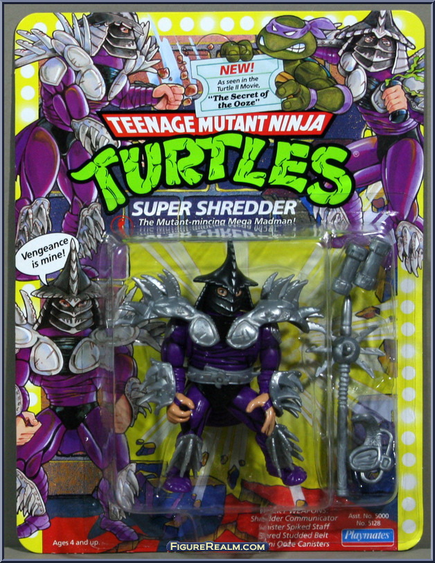 1991 Super Shredder TMNT Teenage Mutant Ninja Turtles Playmates Action  Figure