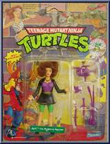 April, the Ravishing Reporter from Teenage Mutant Ninja Turtles - 1992 - Basic Figures manufactured by Playmates [Front]