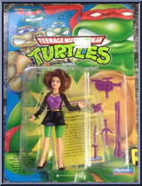 April, the Ravishing Reporter from Teenage Mutant Ninja Turtles - 1992 - Basic Figures manufactured by Playmates [Front]