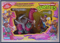 Cave Beast Bebop (with Boadacious Brontosaurus) from Teenage Mutant Ninja Turtles - Cave Turtles manufactured by Playmates [Front]