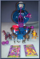 Turtle-Top - Cave Bebop's Dino Playset (with Cards) from Teenage Mutant Ninja Turtles - Mini Mutants manufactured by Playmates [Loose]