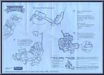 Cheapskate from Teenage Mutant Ninja Turtles - 1988 - Accessories manufactured by Playmates [Instructions]