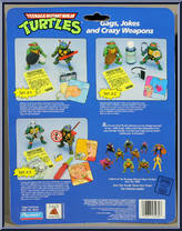 Gags, Jokes and Crazy Weapons #3 from Teenage Mutant Ninja Turtles - 1988 - Accessories manufactured by Playmates [Back]