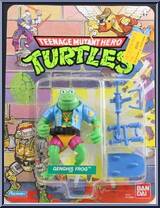 Genghis Frog from Teenage Mutant Ninja Turtles - 1989 - Basic Figures manufactured by Playmates [Front]
