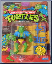 Genghis Frog from Teenage Mutant Ninja Turtles - 1989 - Basic Figures manufactured by Playmates [Front]