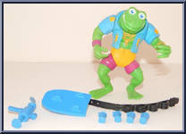 Genghis Frog from Teenage Mutant Ninja Turtles - 1989 - Basic Figures manufactured by Playmates [Loose]