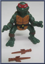 Jump Attack Jujitsu Raph from Teenage Mutant Ninja Turtles - Ninja Action Turtles manufactured by Playmates [Loose]
