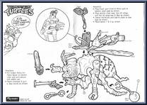 Killer Bee  from Teenage Mutant Ninja Turtles - Mega Mutants manufactured by Playmates [Instructions]