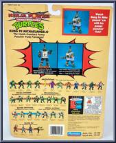Kung Fu Michaelangelo [Reissue] from Teenage Mutant Ninja Turtles - 10th Anniversary - Ninja Power manufactured by Playmates [Back]