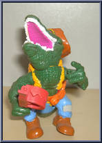Leatherhead from Teenage Mutant Ninja Turtles - 1989 - Basic Figures manufactured by Playmates [Loose]