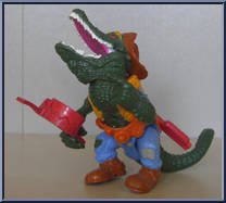 Leatherhead from Teenage Mutant Ninja Turtles - 1989 - Basic Figures manufactured by Playmates [Loose]