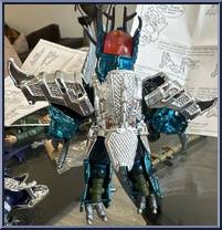 Metal Mutant Leonardo from Teenage Mutant Ninja Turtles - Metal Mutants manufactured by Playmates [Loose]