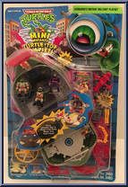 Turtle-Top - Leonardo's Mutant Military Playset (with Cards) from Teenage Mutant Ninja Turtles - Mini Mutants manufactured by Playmates [Front]